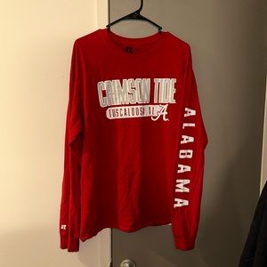 A used Alabama Crimson Tide long-sleeve shirt